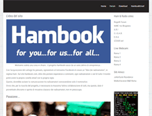 Tablet Screenshot of hambook.com